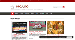 Desktop Screenshot of infojudo.com