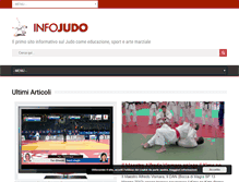 Tablet Screenshot of infojudo.com